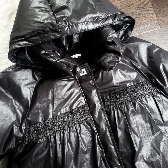 Chloe Kids Trendy Shiny Puffer Coat Size 10 - Picture 2 of 11